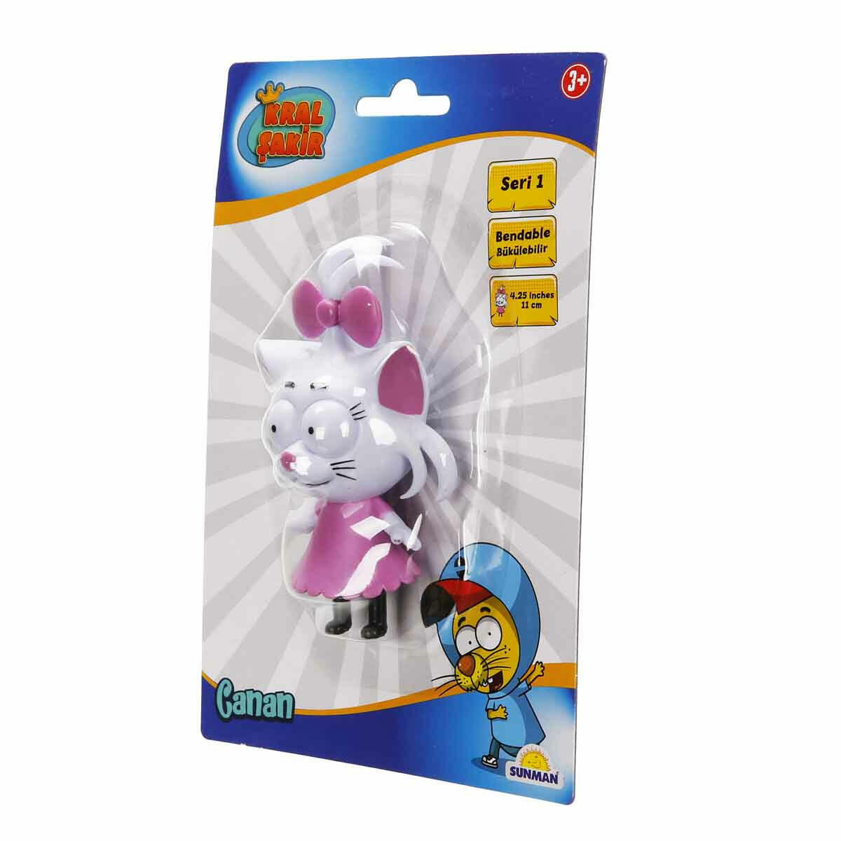 Kral Şakir Canan Tekli Figür S1 | 11 cm Yarı Esnek Karakter Figürü | Lisanslı Koleksiyon Oyuncağı