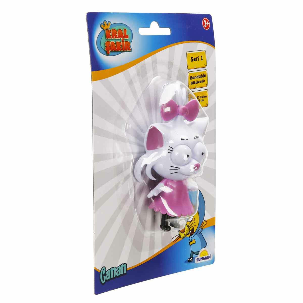 Kral Şakir Canan Tekli Figür S1 | 11 cm Yarı Esnek Karakter Figürü | Lisanslı Koleksiyon Oyuncağı