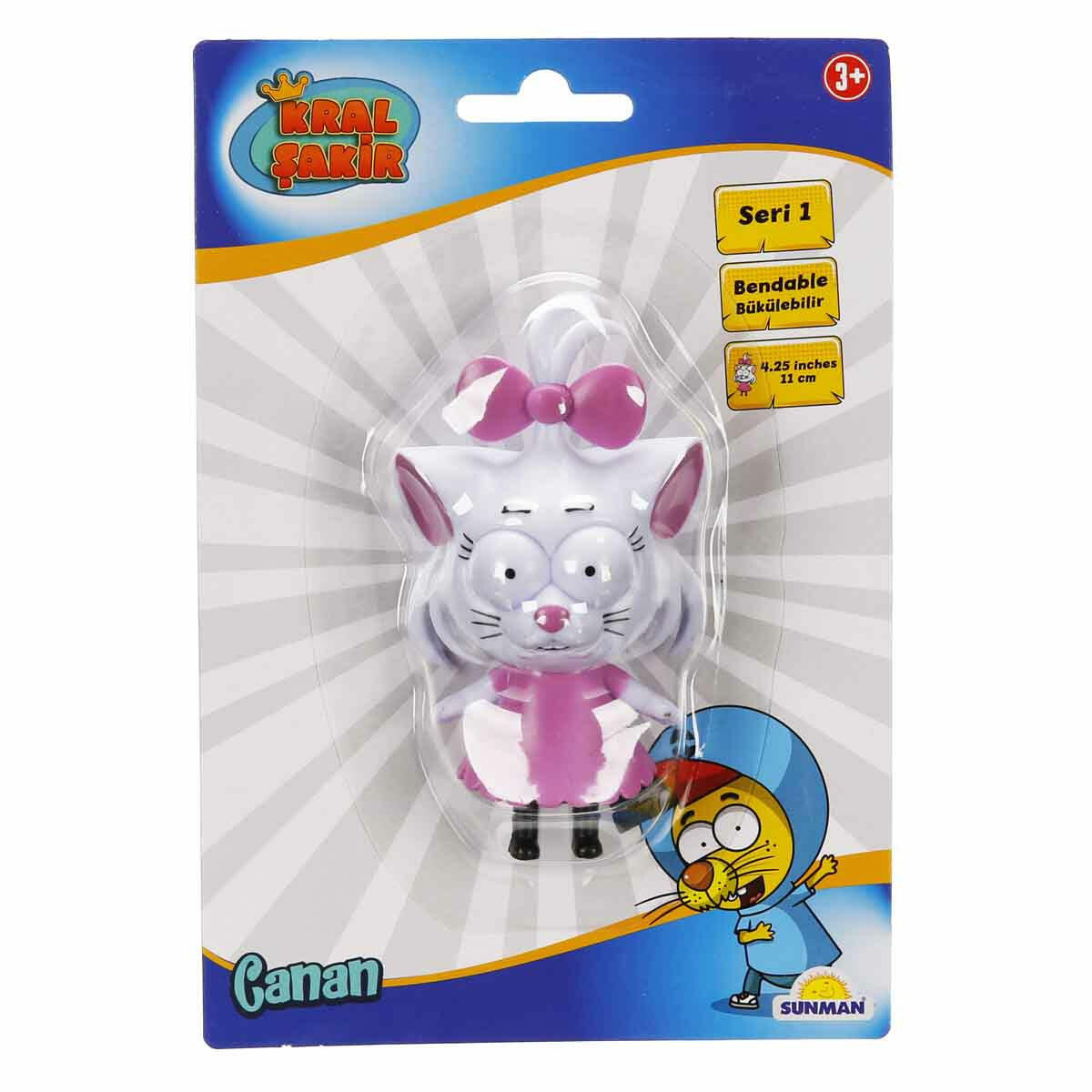 Kral Şakir Canan Tekli Figür S1 | 11 cm Yarı Esnek Karakter Figürü | Lisanslı Koleksiyon Oyuncağı