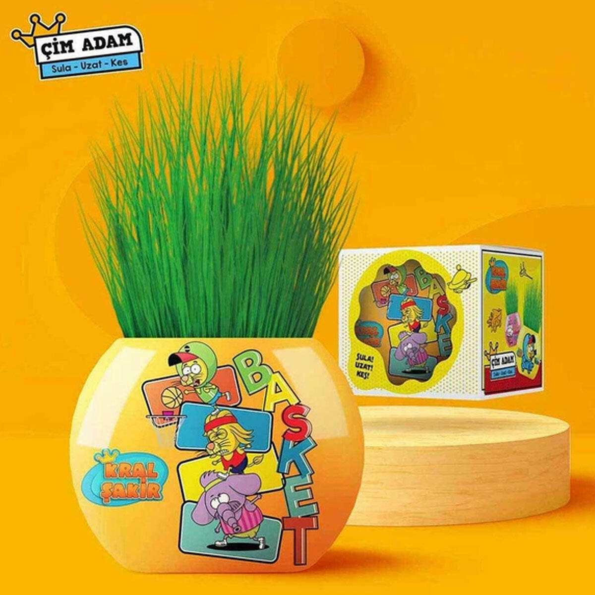 Kral Şakir Çim Adam – Eğlenceli ve Yaratıcı Çocuk Oyuncak Çim Seti