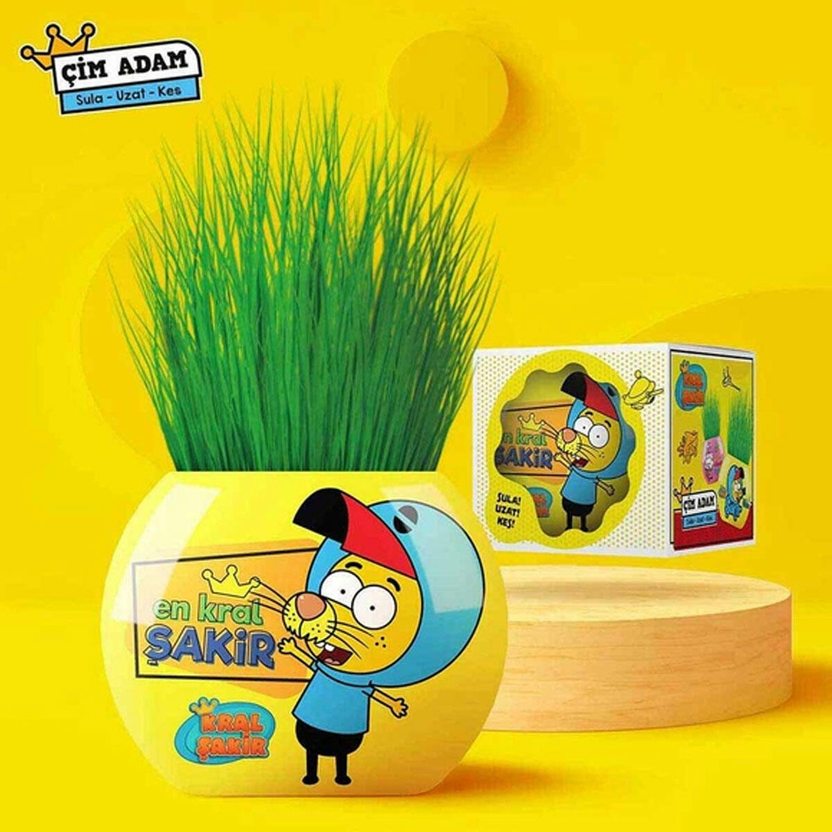 Kral Şakir Çim Adam – Eğlenceli ve Yaratıcı Çocuk Oyuncak Çim Seti