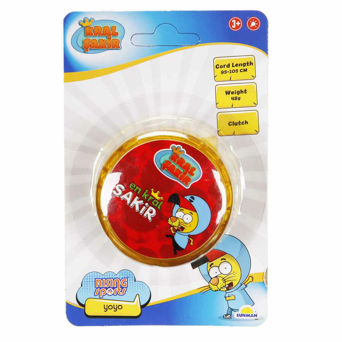 Kral Şakir Işıklı Yoyo | Renkli Işık Efektli, Koordinasyon Geliştirici Lisanslı Oyuncak