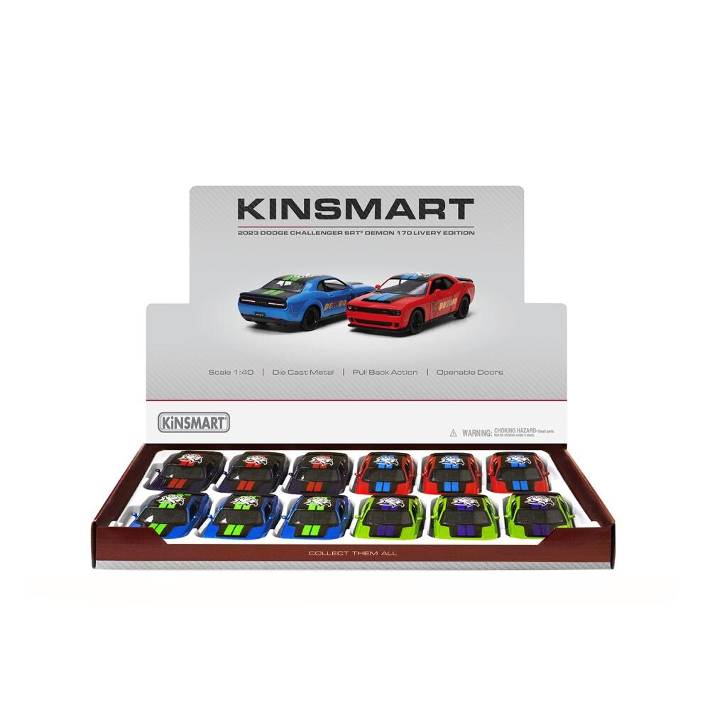 Kinsmart 1:40 2023 Dodge Challenger Srt Demon 170 Livery Edition