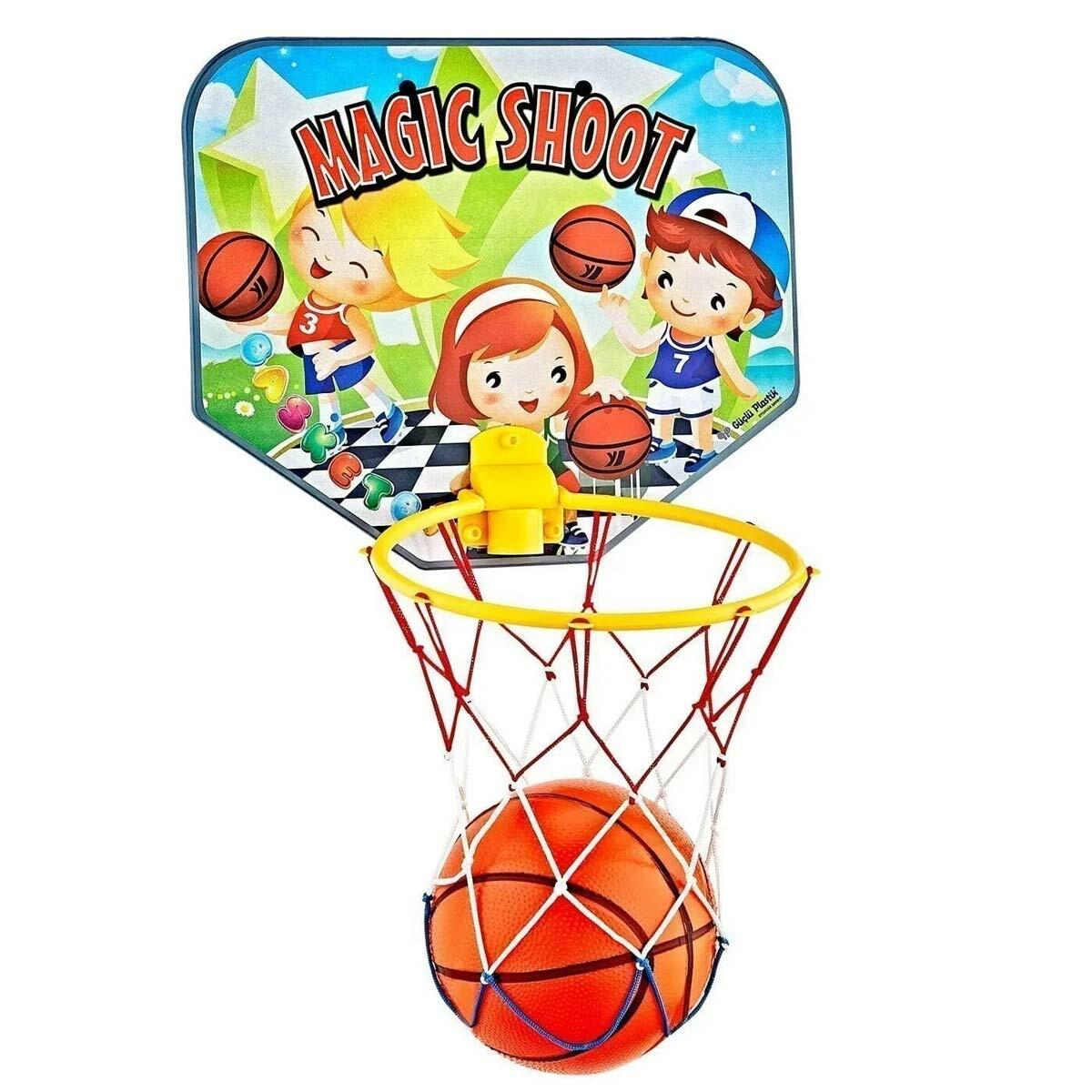 Küçük Boy Basketbol Potası | Güçlü Toys Eğitici Basketbol Seti | 3+ Yaş İç Mekan Ve Bahçe Potası