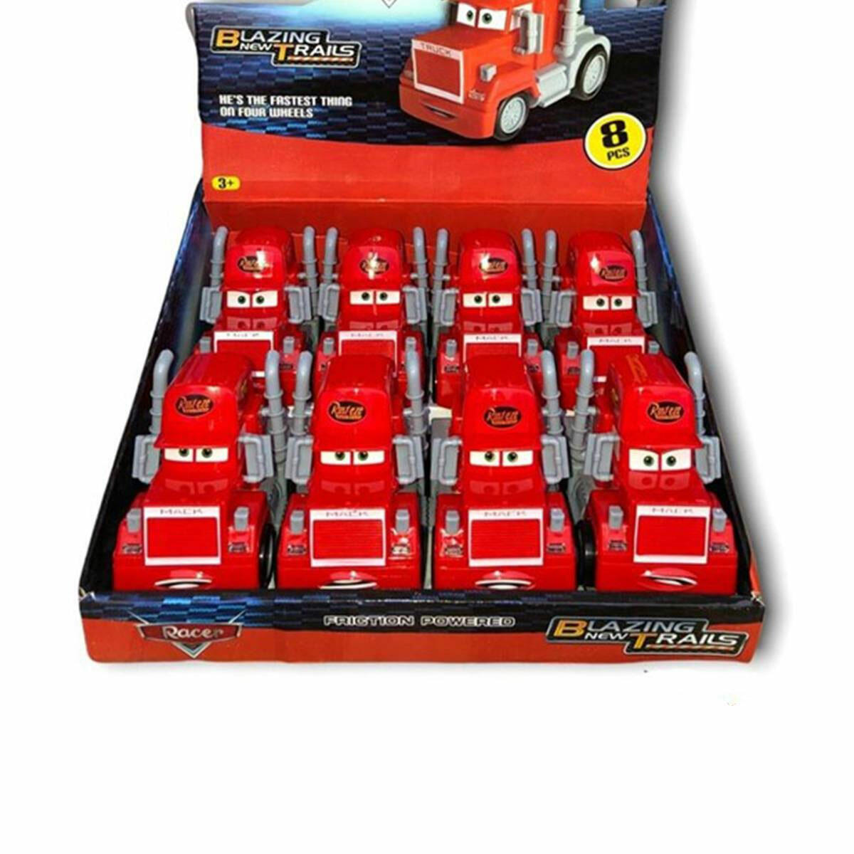 Sürtmeli Küçük Kırmızı Sevimli Tır Mack | Can Ali Toys Yerli Üretim | Motor Becerileri Geliştiren Dayanıklı Oyuncak Tır