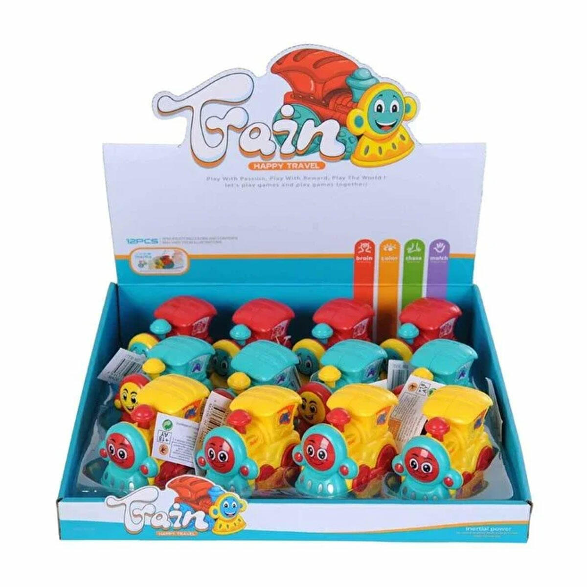 Küçük Sürtmeli Sevimli Trenler | Eğitici Karikatür İnersiyon Tren Seti | Bebek ve Çocuklar İçin Motor Beceri Geliştirici Oyuncak