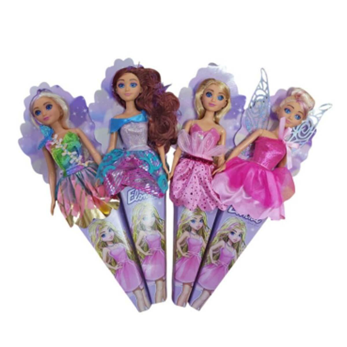 Külahta Elonna Bebek 29 cm | Renkli Tasarım Eğitici Oyuncak Bebek | Asorti Şık Tasarım Bebek