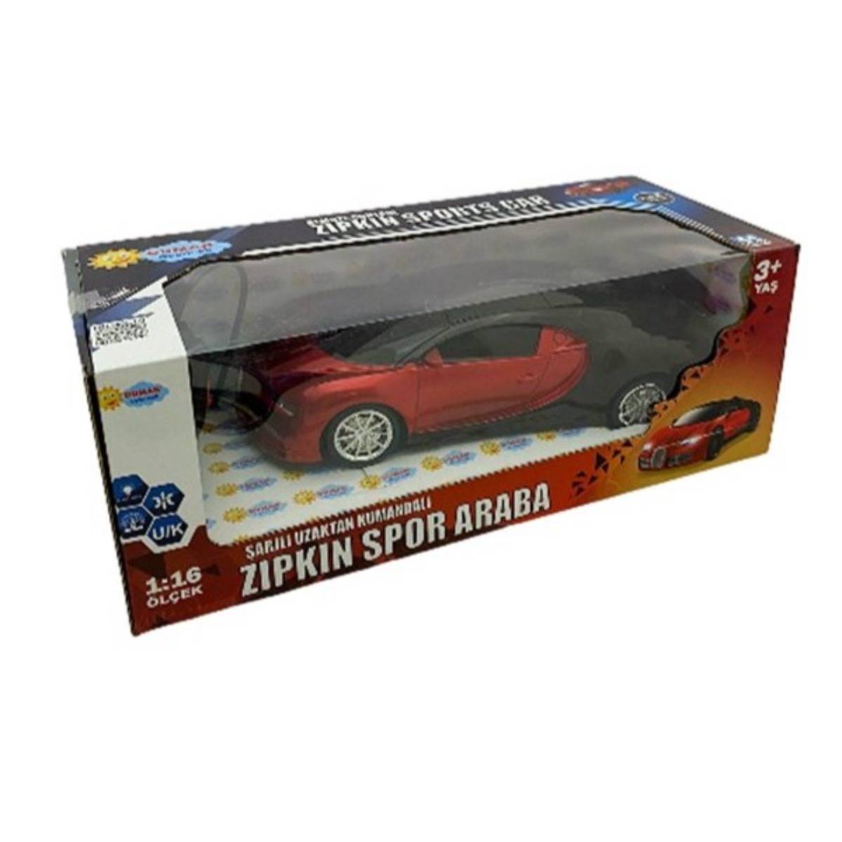 Uzaktan Kumandalı Zıpkın Spor Araba Şarjlı 1:16
