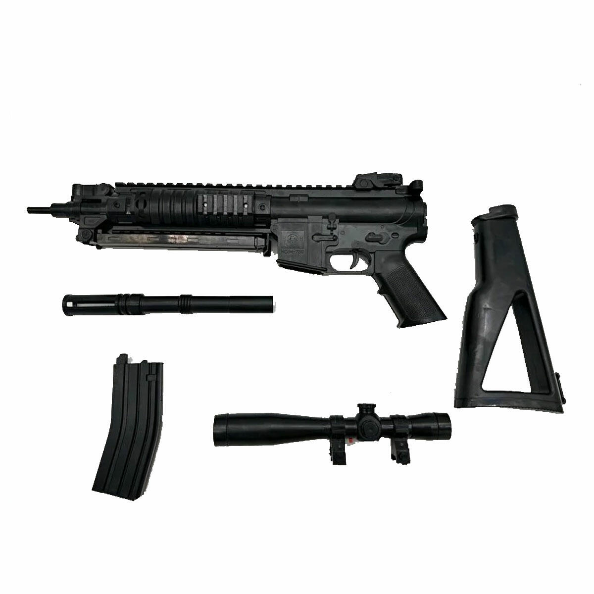 Kutuda Boncuklu Keskin Nişancı Tüfeği Seti | Hedef Tahtalı Sniper Oyuncağı | El-Göz Koordinasyonu Geliştirici Hedef Vurma Seti