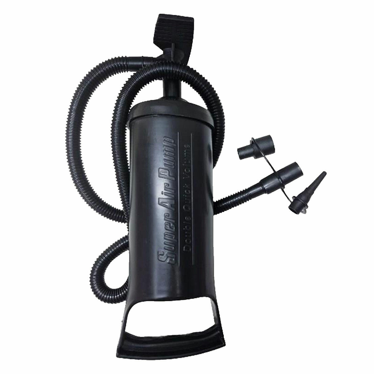 Kutulu 30 cm Büyük Hacimli El Pompası | Şişirme ve İndirme Özellikli Çift Etkili Pompa | 3 Valfli Hava Pompası