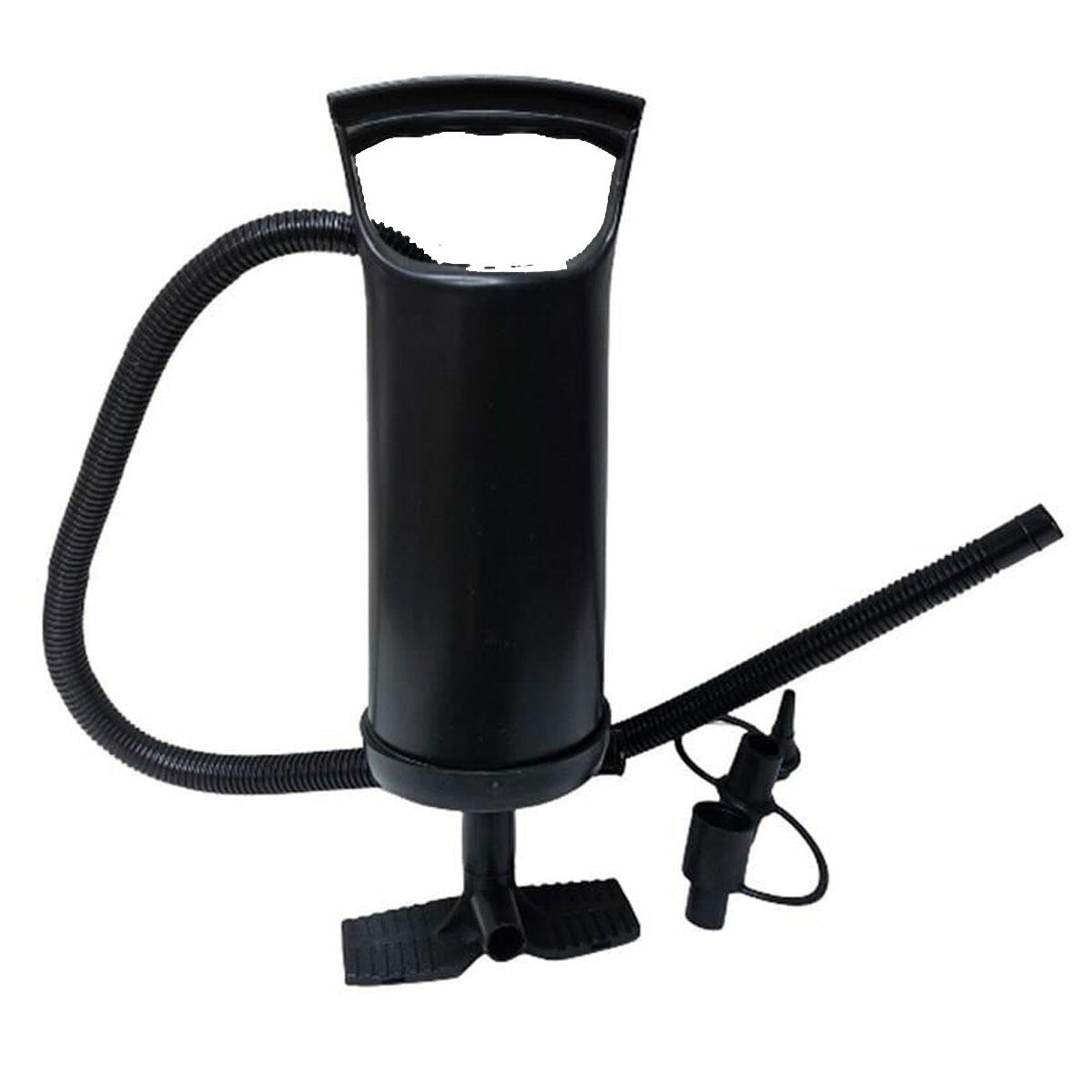 Kutulu 30 cm Büyük Hacimli El Pompası | Şişirme ve İndirme Özellikli Çift Etkili Pompa | 3 Valfli Hava Pompası