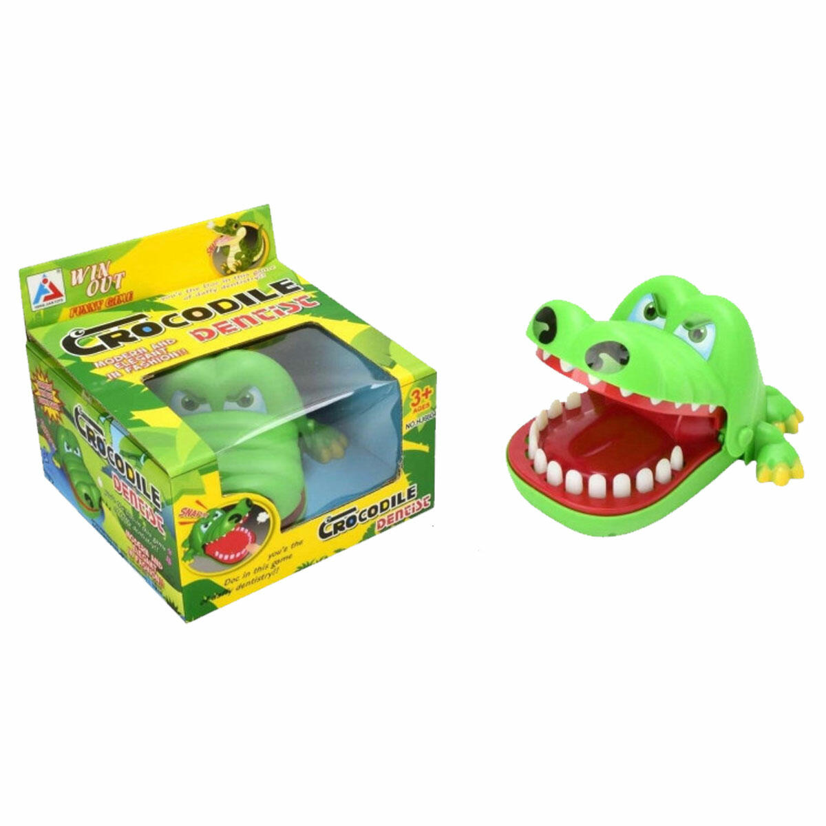 Kutulu Dişçi Timsah Oyunu | Pilsiz Mekanik Beceri ve Refleks Oyunu | Eğitici ve Heyecanlı Aile Oyun Seti