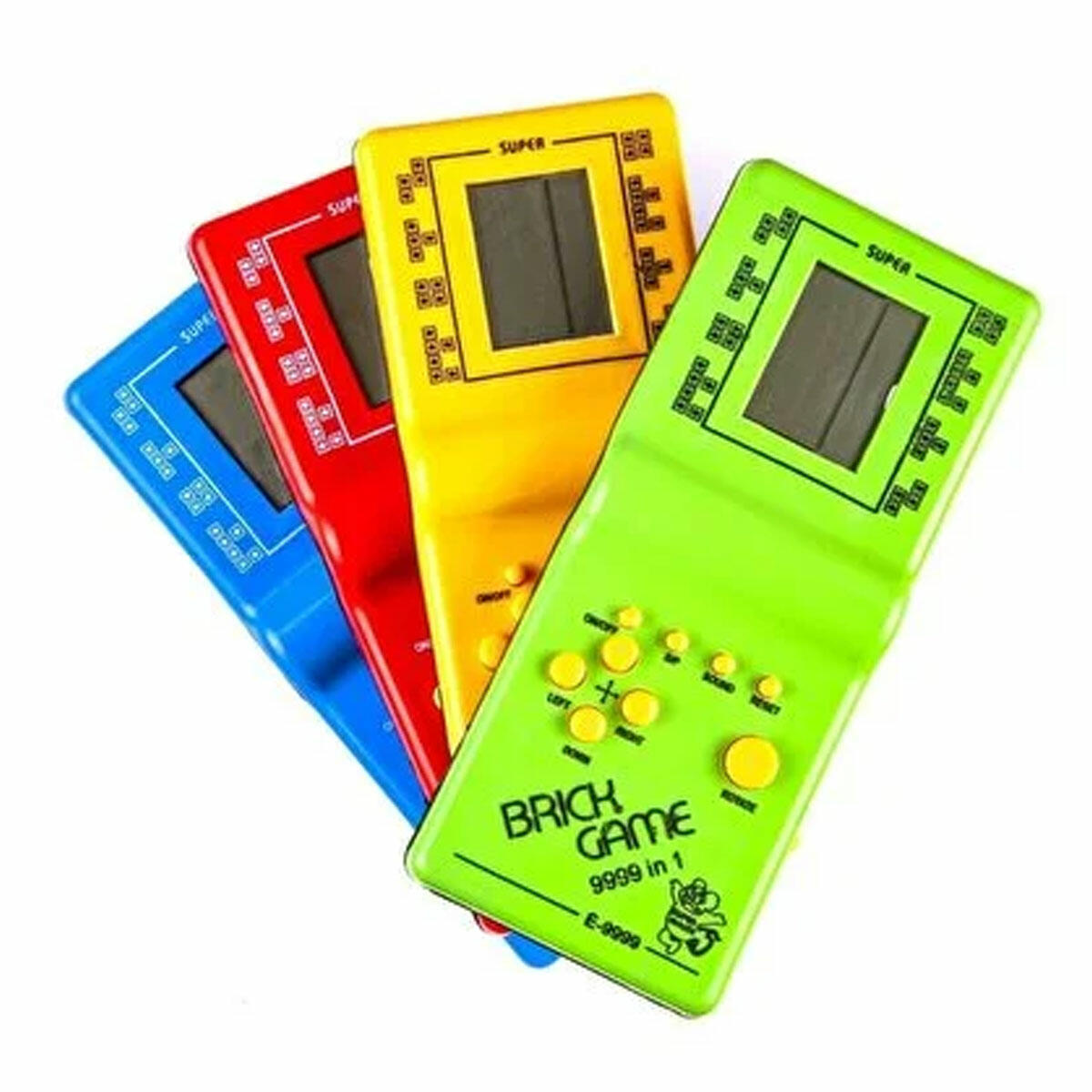 Kutulu Nostalji Tetris Oyunu | 9999 in 1 Klasik El Atarisi | Çocuklar ve Yetişkinler İçin Strateji ve Zeka Oyunu