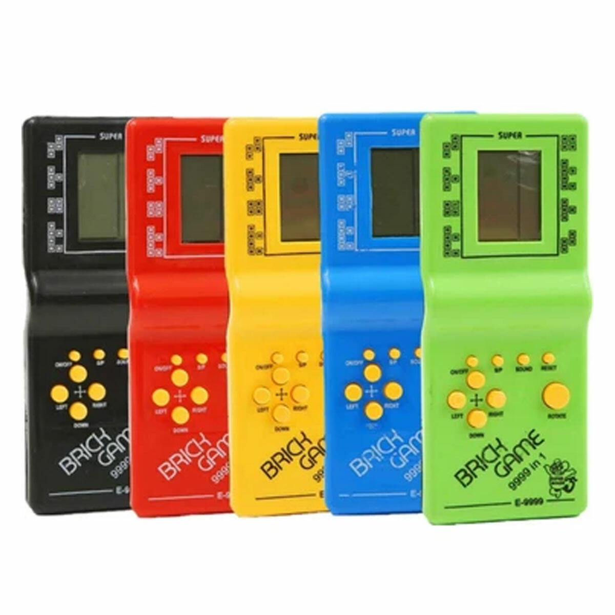 Kutulu Nostalji Tetris Oyunu | 9999 in 1 Klasik El Atarisi | Çocuklar ve Yetişkinler İçin Strateji ve Zeka Oyunu