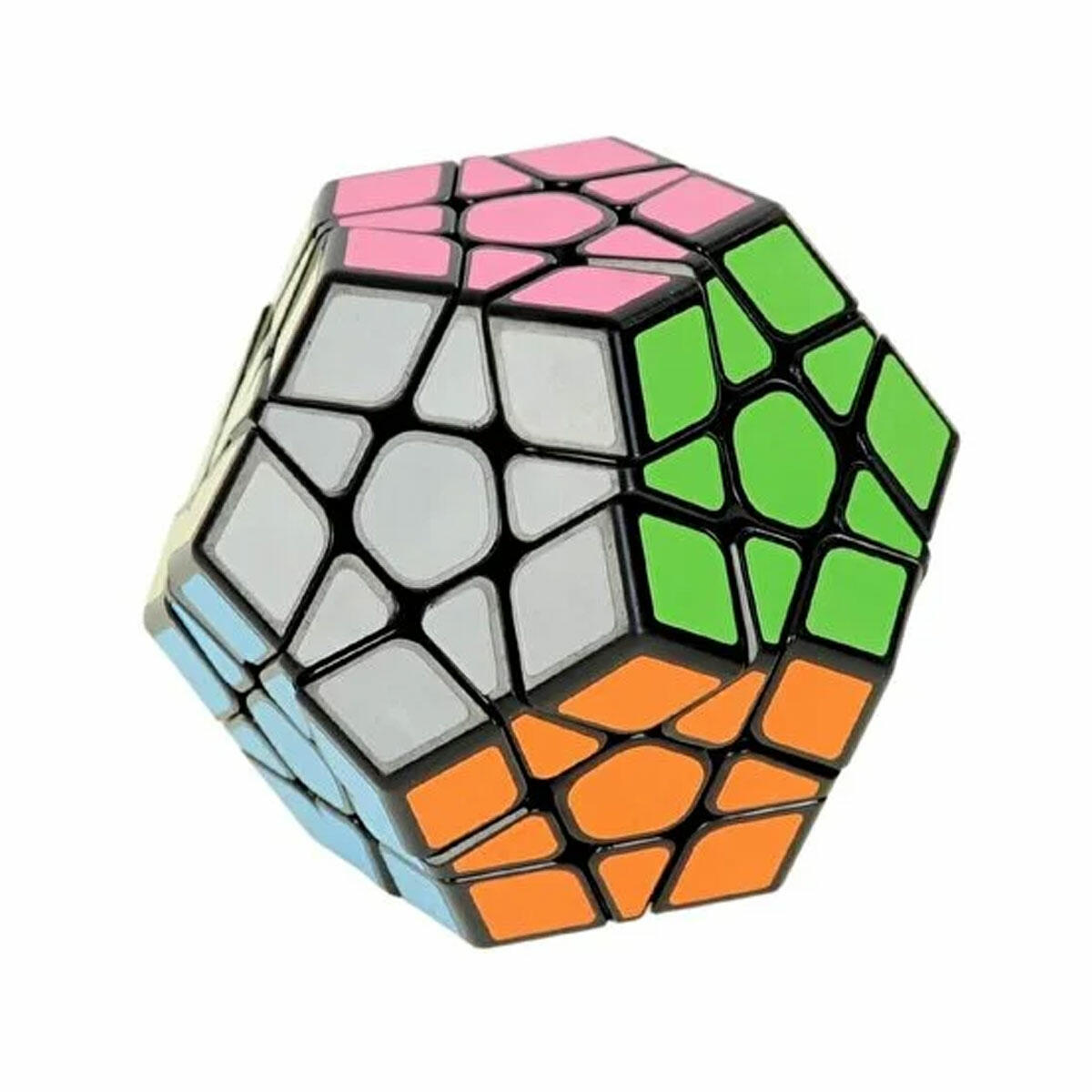 Kutulu Beşgen Renkli Zeka Küpü | Megaminx Tipi Geometrik Sabır Küpü | Çocuklar ve Yetişkinler İçin Eğitici Zeka Oyuncağı