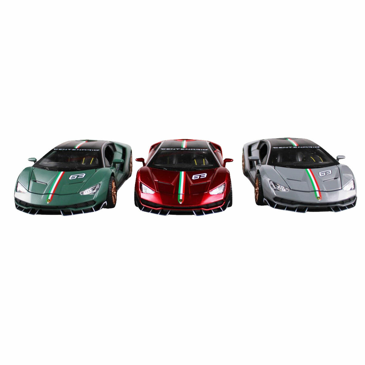 1:24 Lamborghini LP770-4 Centenario Işıklı ve Sesli Model Araba | 20 cm Çek Bırak Metal Koleksiyon Aracı | Detaylı Die-Cast Hiper Araç