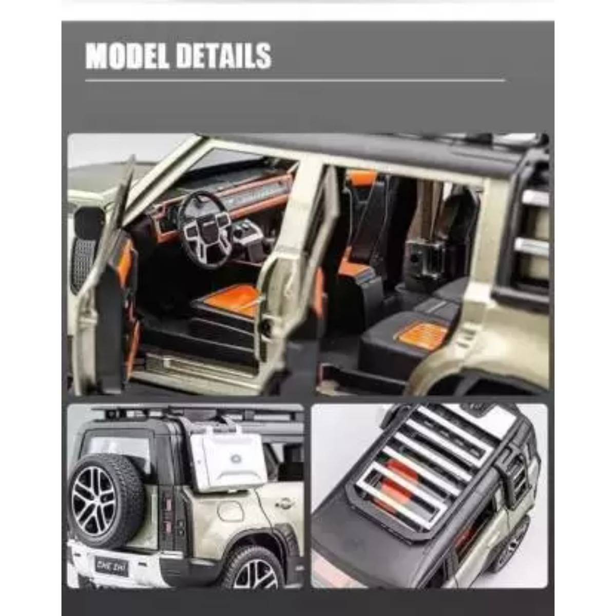 Land Rover Defender 1:24 Diecast Model Araba