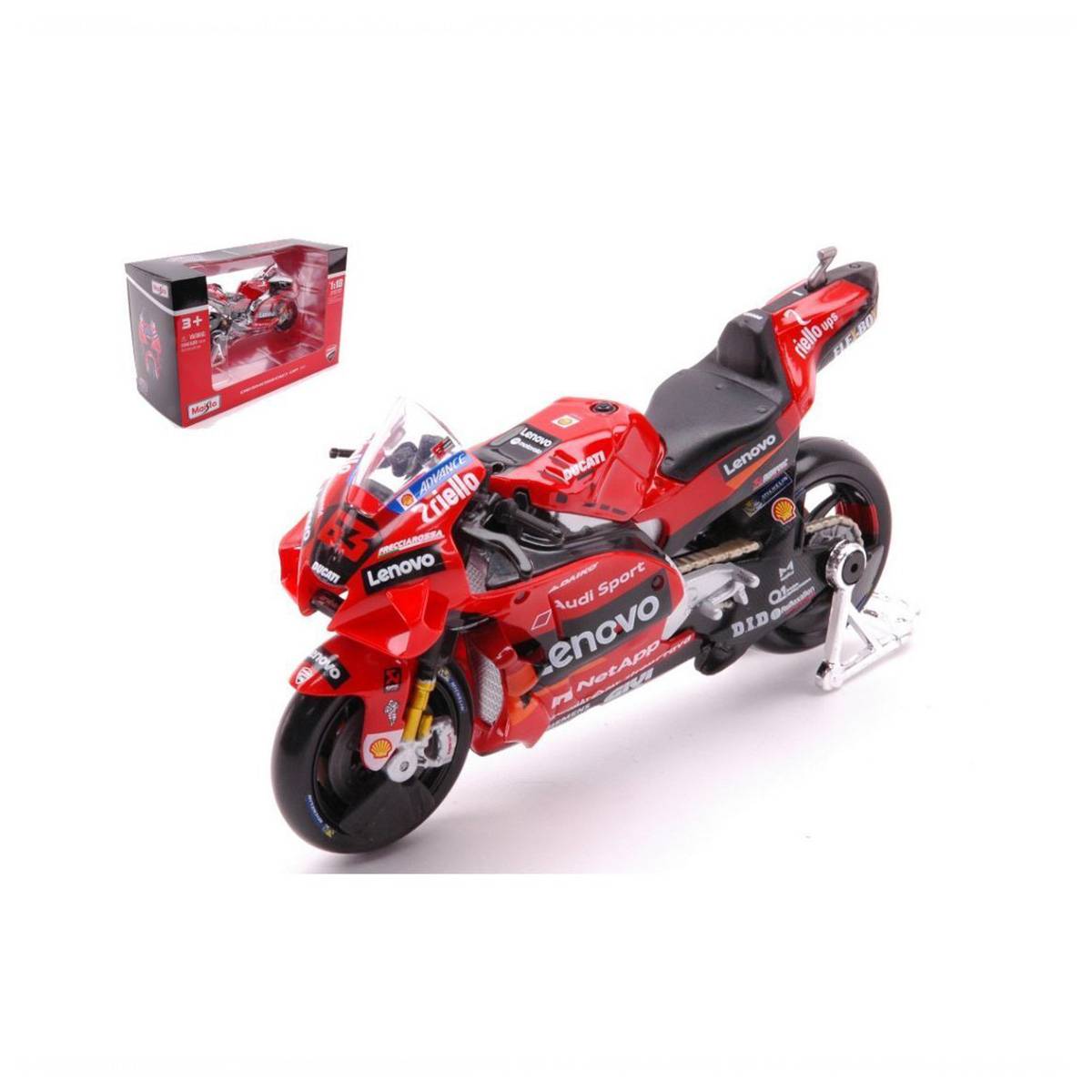 Maisto 1:18 Ducati Lenovo Team 2021 Model Motosiklet