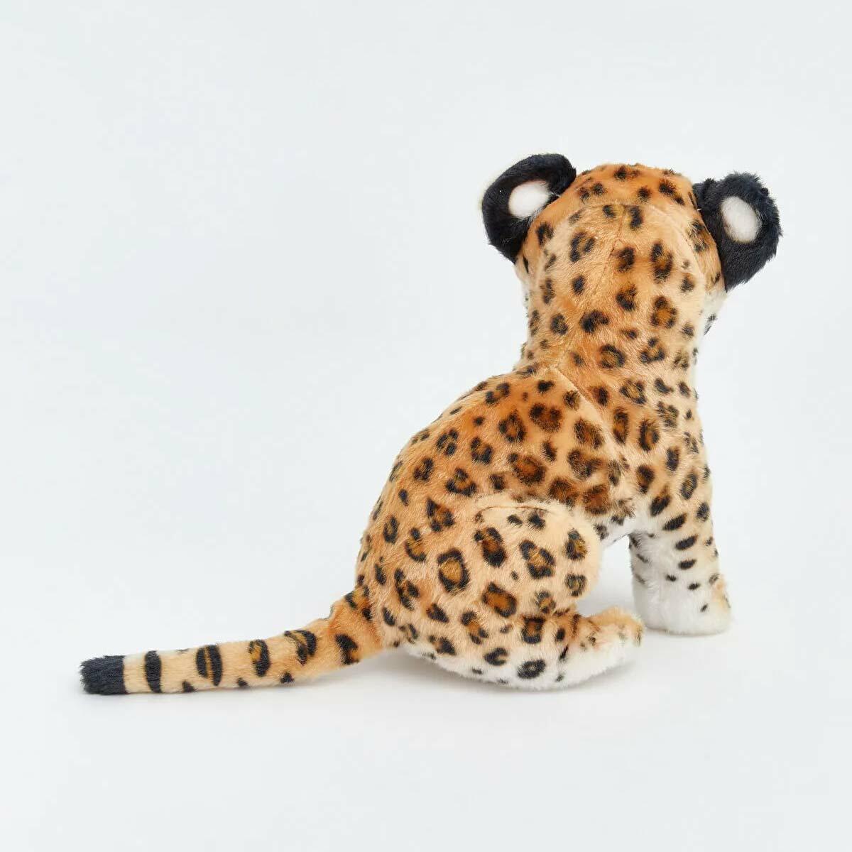 Leopar 20 cm Pelüş | Welsoft Dokulu Benekli Safari Dostu | Güvenli Ve Yıkanabilir Uyku Arkadaşı