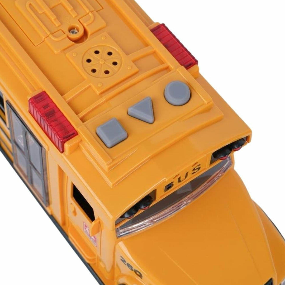 Lets Drive Sesli ve Işıklı Sürtmeli Okul Otobüsü | 23,5 cm Gerçekçi Servis Aracı | Eğitici ve Fonksiyonel Çocuk Oyuncak Otobüs