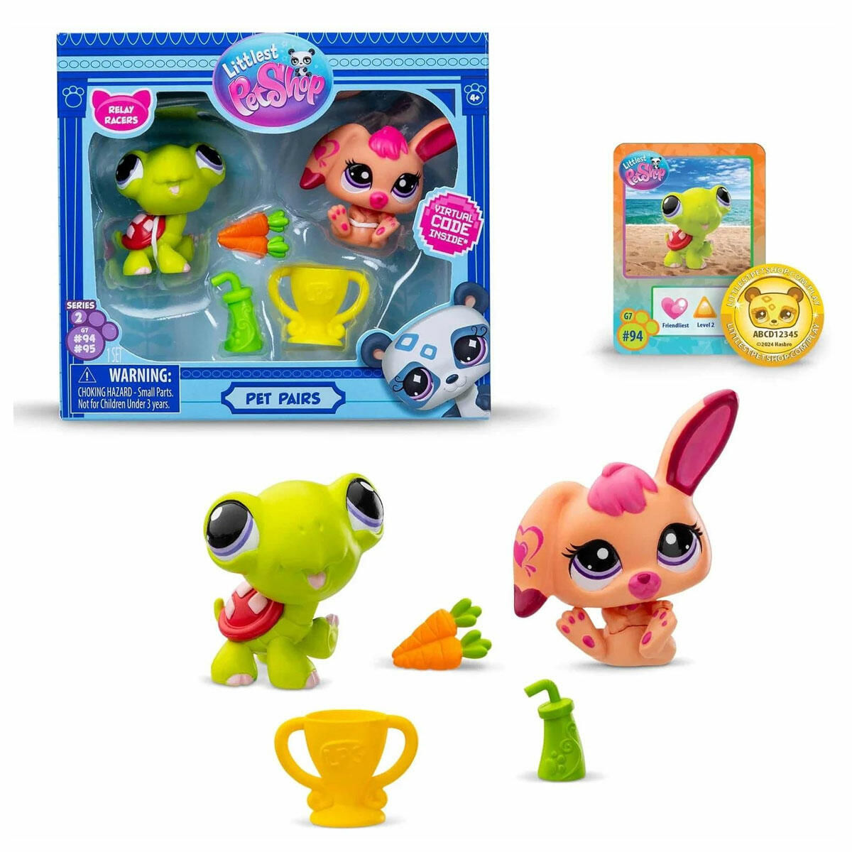 Littlest Pet Shop Minişler 2’li Figür Seti S2 | Sanal Kodlu, Koleksiyonluk Sevimli Hayvan Figürleri