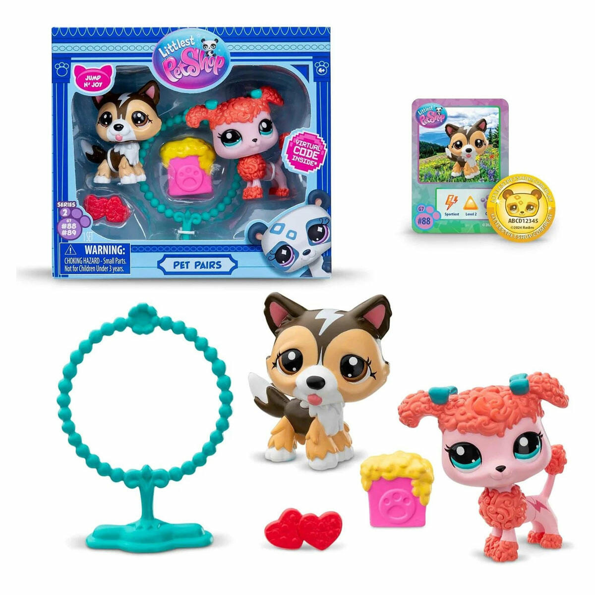 Littlest Pet Shop Minişler 2’li Figür Seti S2 | Sanal Kodlu, Koleksiyonluk Sevimli Hayvan Figürleri