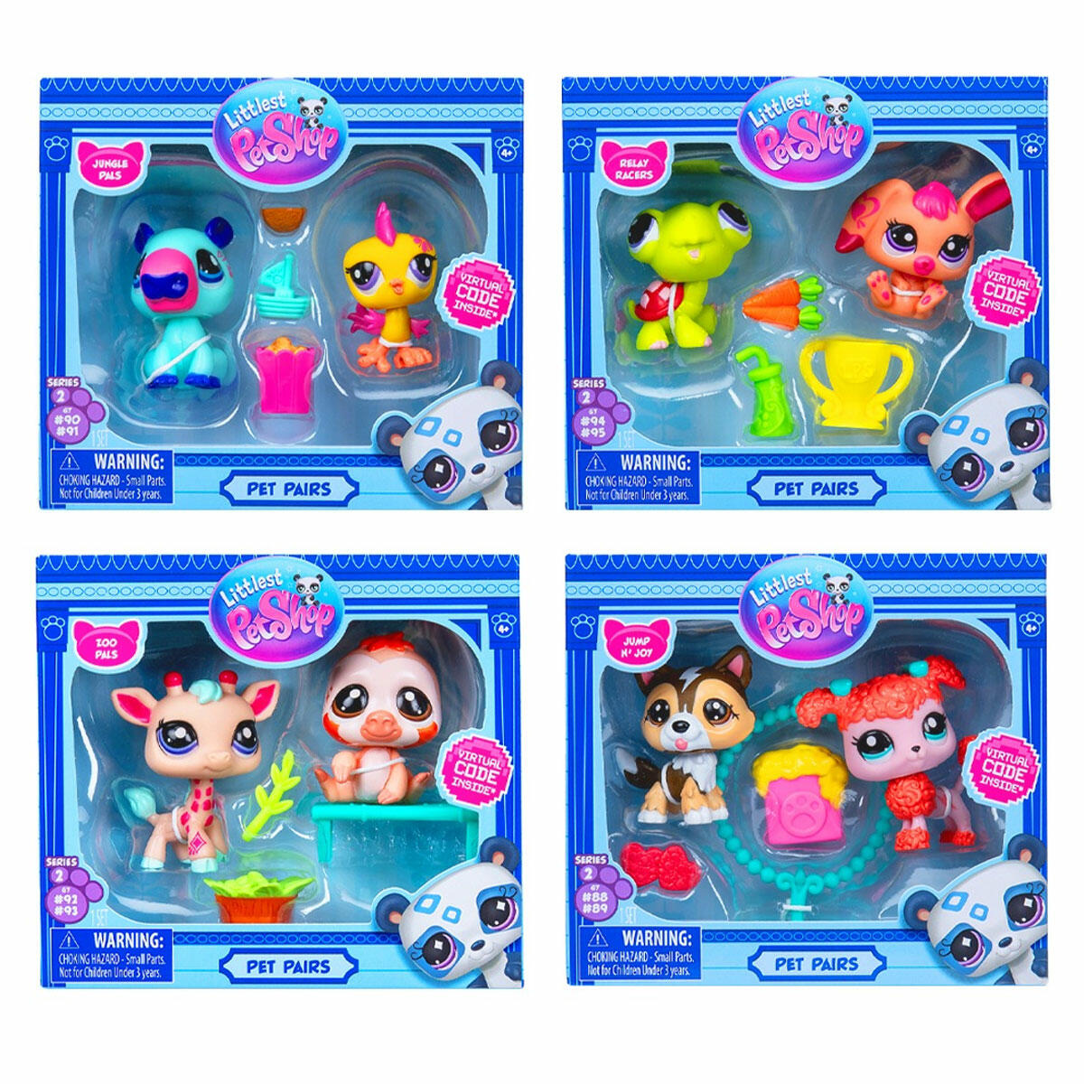 Littlest Pet Shop Minişler 2’li Figür Seti S2 | Sanal Kodlu, Koleksiyonluk Sevimli Hayvan Figürleri