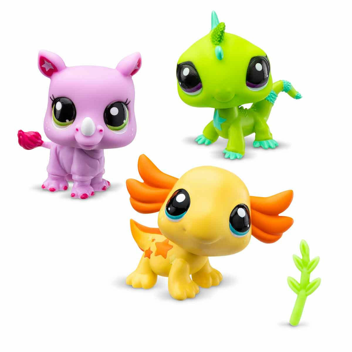 Littlest Pet Shop Minişler 3’lü Figür Seti S1 | LPS Sallanan Kafalı Koleksiyon Figürleri | Aksesuarlı ve Sanal Kodlu Sürpriz Oyuncak Paketi