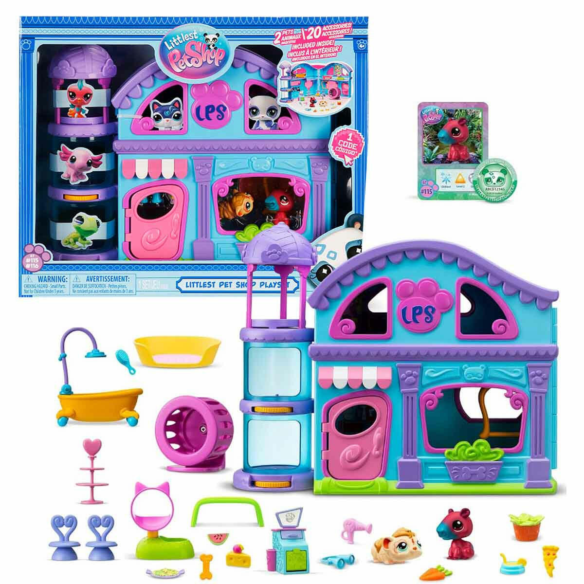 Littlest Pet Shop Minişler Oyun Seti – 2 Figür ve 20 Aksesuarlı Eğlence