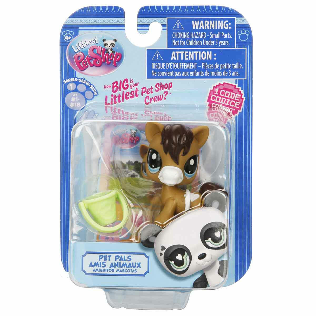 Littlest Pet Shop Minişler Tekli Paket S1 | Koleksiyonluk LPS Figürleri | Sallanan Kafalı Sürpriz Miniş ve Sanal Kodlu Oyun Seti