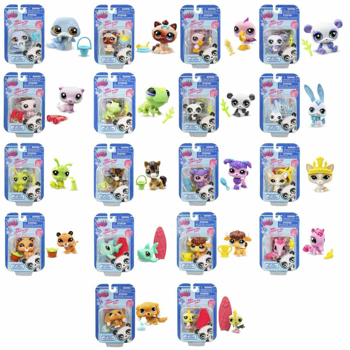 Littlest Pet Shop Minişler Tekli Paket S1 | Koleksiyonluk LPS Figürleri | Sallanan Kafalı Sürpriz Miniş ve Sanal Kodlu Oyun Seti