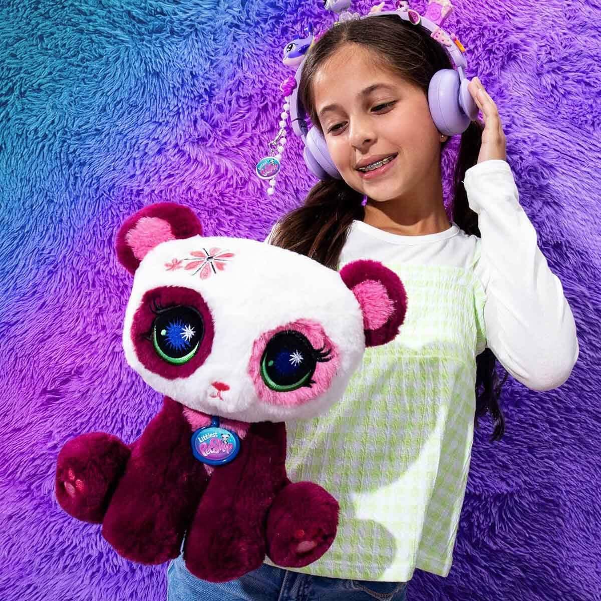 Littlest Pet Shop Signature Peluş S4 | LPS Yumuşak Oyun Arkadaşı | İnek, Panda Ve Penguen Serisi