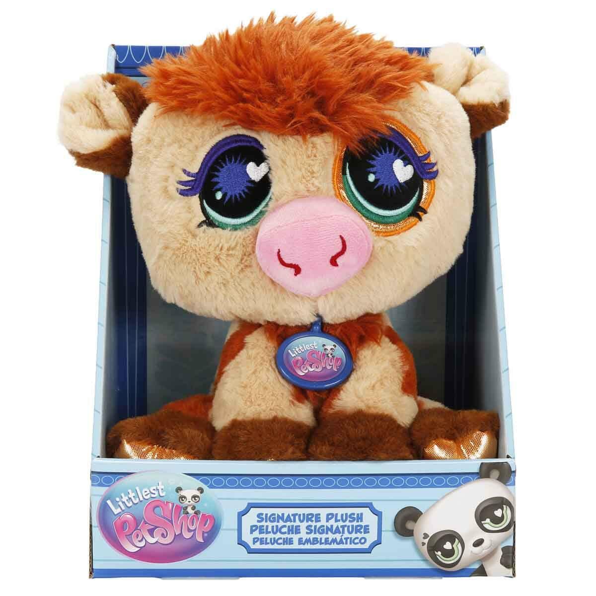 Littlest Pet Shop Signature Peluş S4 | LPS Yumuşak Oyun Arkadaşı | İnek, Panda Ve Penguen Serisi