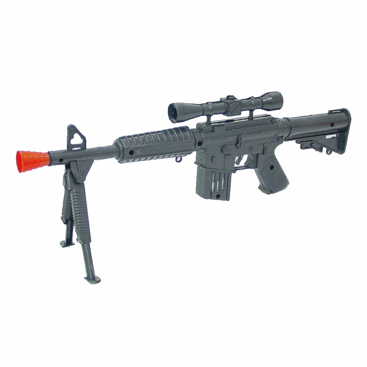 M-16 Sesli Oyuncak Tüfek | 56 cm Gerçekçi Sesli Silah | Eğitici Askeri Rol Yapma Oyuncağı