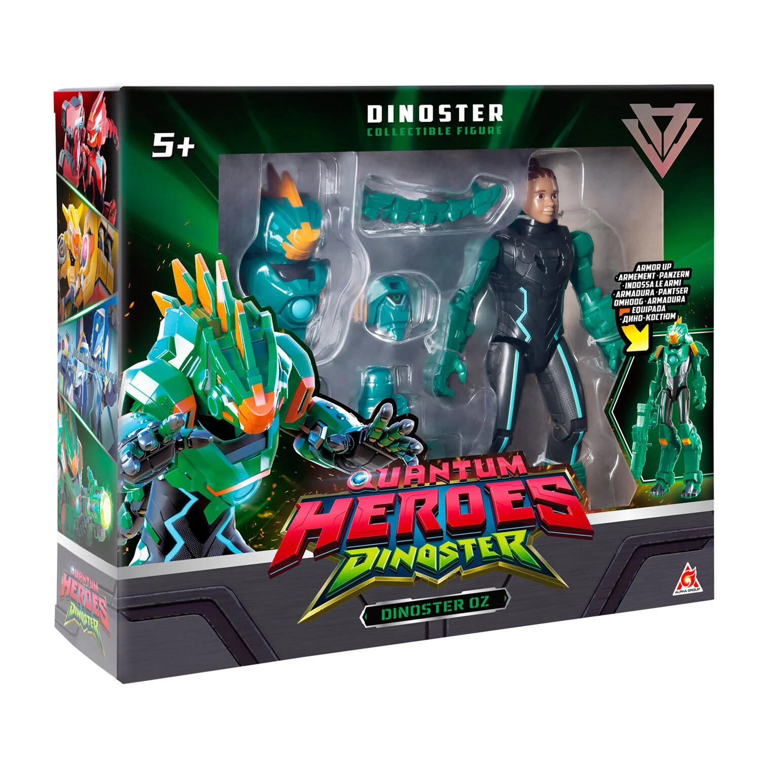 Dinoster Heroes Oz Zırhlı Aksiyon Karakter Figürü