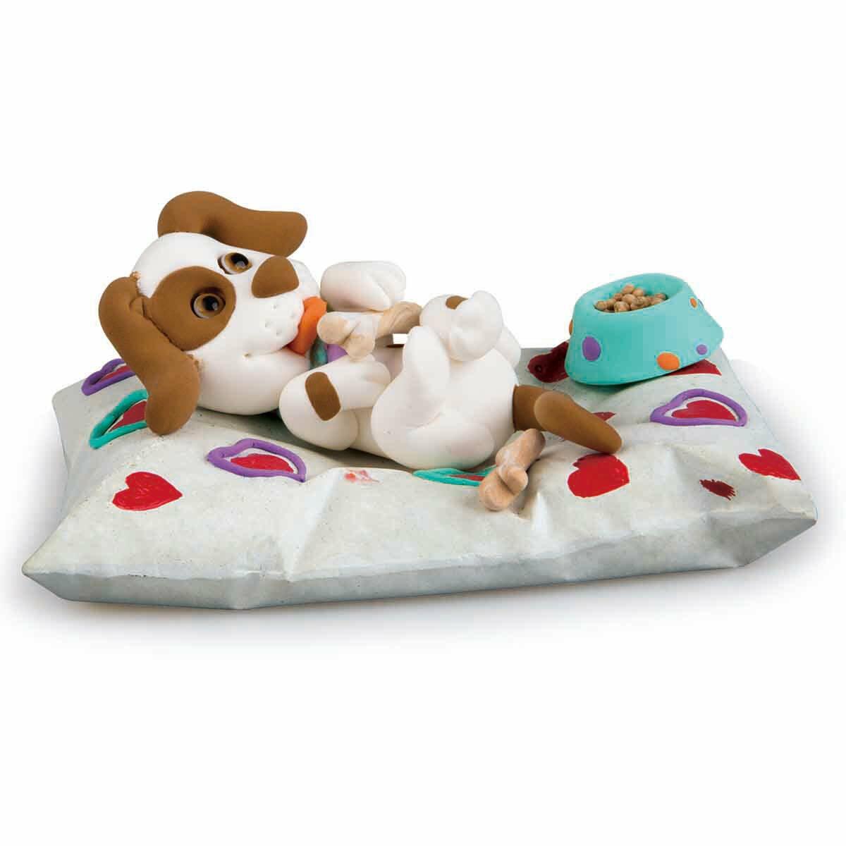 Magic Cement Sevimli Evcil Hayvan Heykeli Oyun Seti | Çimentolu Sanat Ve Heykel Seti | Kedi Köpek Tasarım Atölyesi