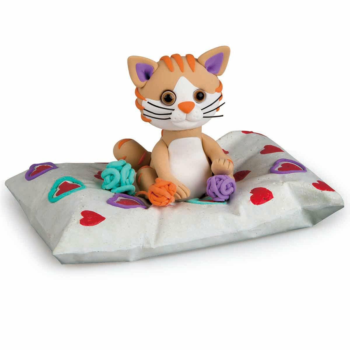 Magic Cement Sevimli Evcil Hayvan Heykeli Oyun Seti | Çimentolu Sanat Ve Heykel Seti | Kedi Köpek Tasarım Atölyesi