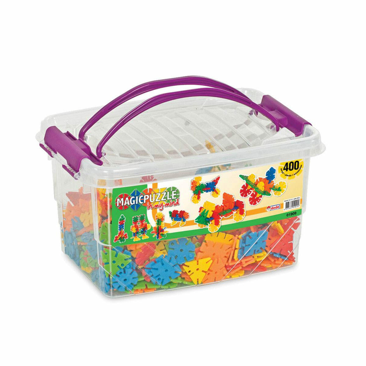 Magic Puzzle Box 400 Parça | Eğitici Yapım Blokları Seti | Yaratıcı Zeka Ve İnşa Oyuncağı