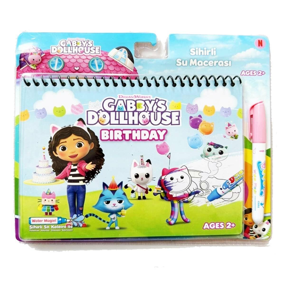 Gabby's Dollhouse Lisanslı Magic Water Sihirli Boyama Kitabı | Suyla Renklenen Sihir