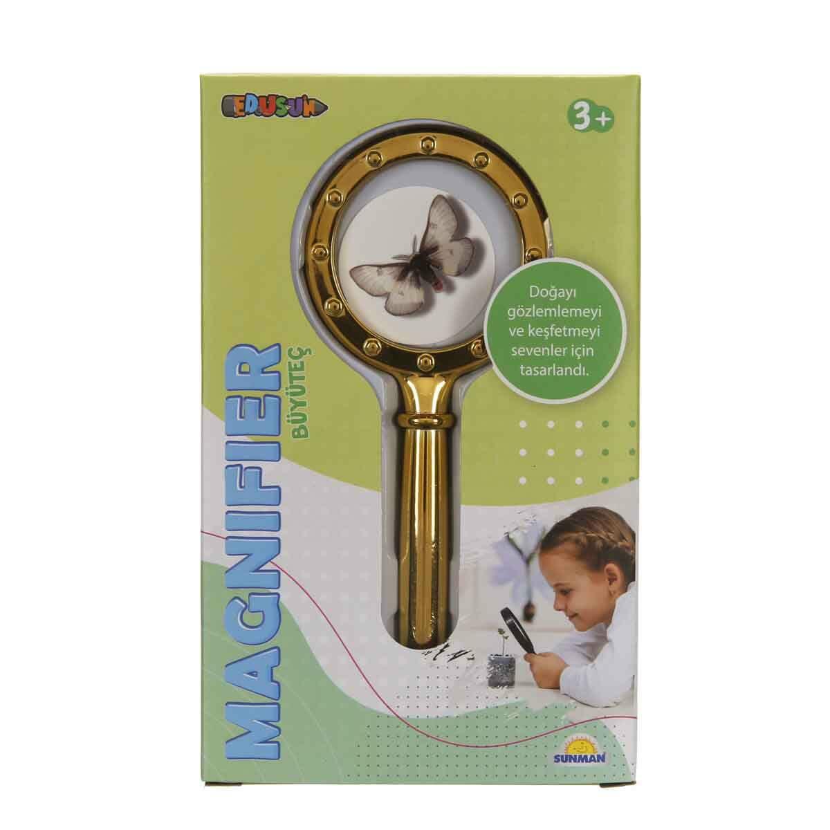 Magnifier Büyüteç | Bilimsel Keşif Ve Doğa Gözlem Aracı | Şık Tasarımlı Renkli Büyüteç