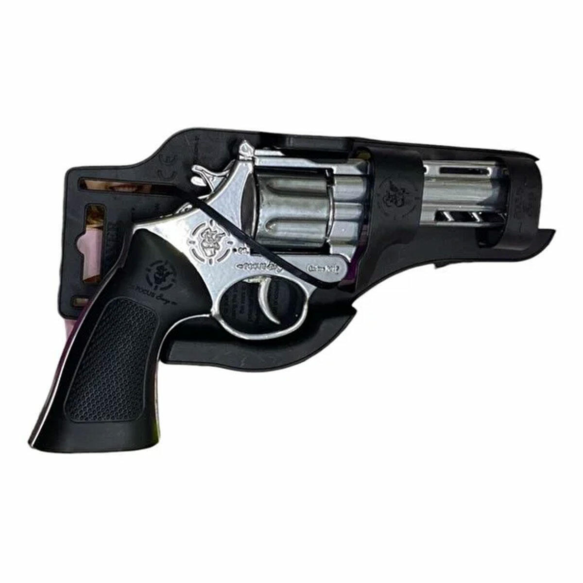 Oyuncak Mantar Kapsül Atan Komple Metal Tabanca Silah 25 cm | Focus Bang No:017 Koleksiyon Oyuncağı