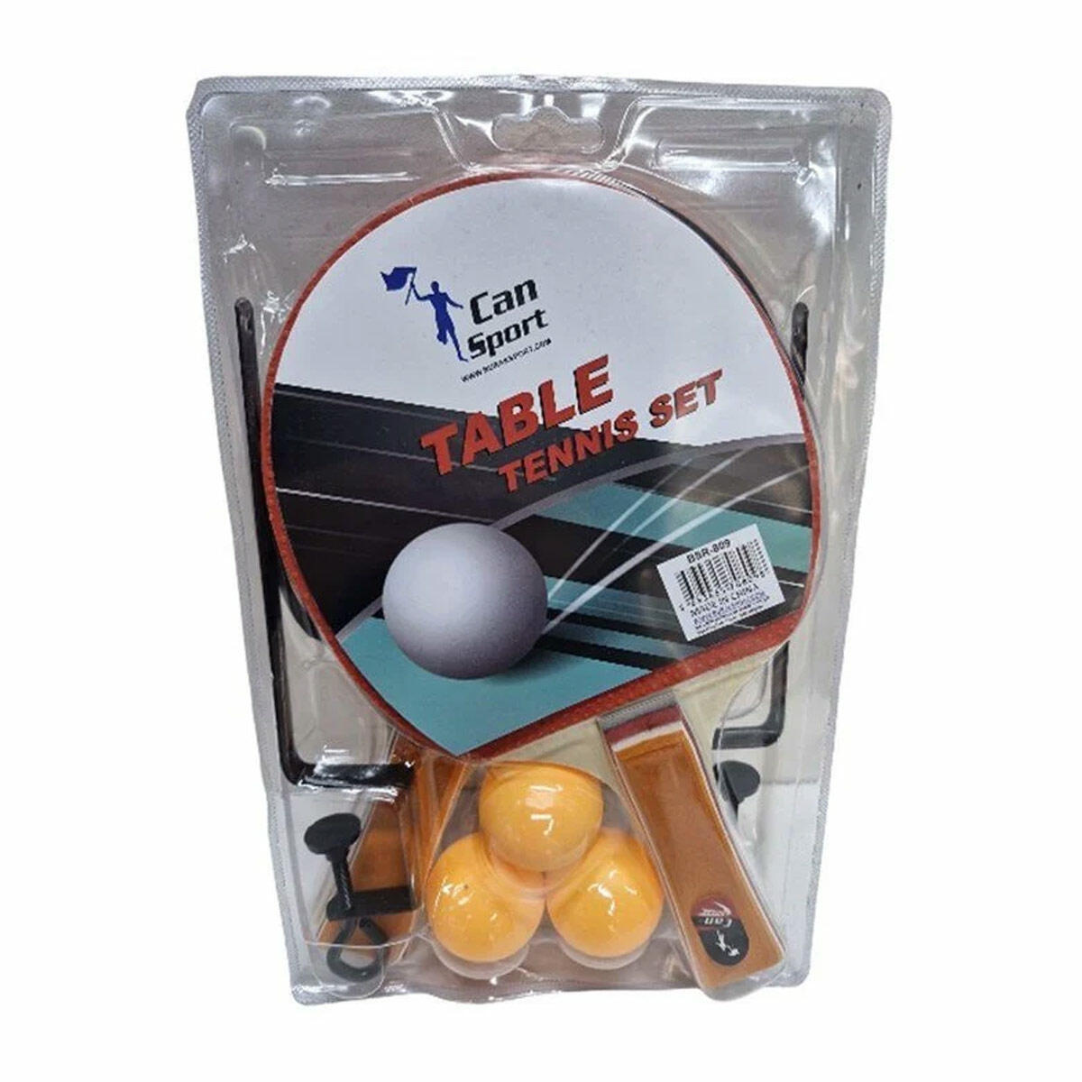 Masa Tenisi Raket Seti Fileli | 2 Raket + 3 Top + Taşınabilir File ve Aparat Seti | Komple Spor Seti