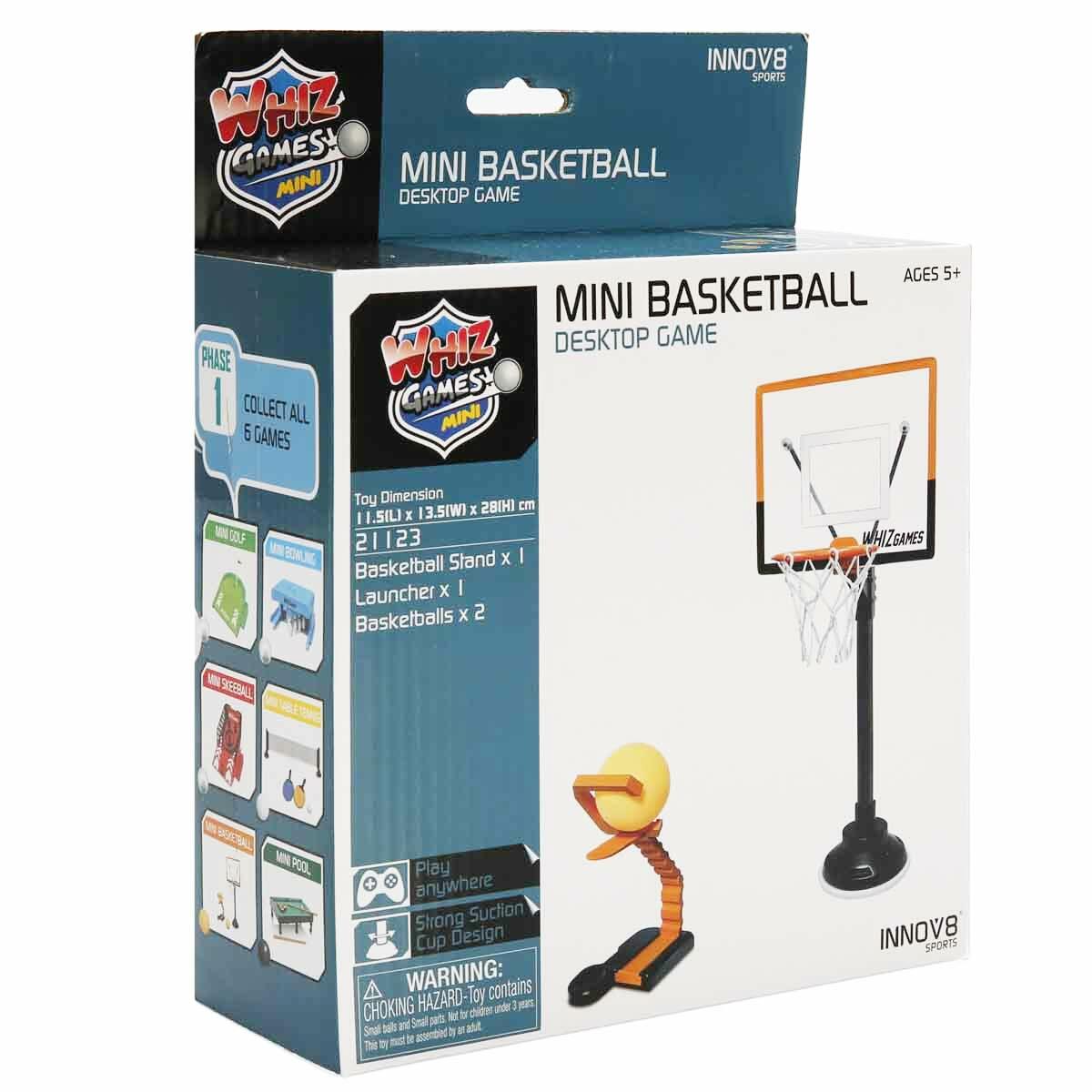 Masaüstü Mini Basketbol Oyunu | Taşınabilir Pota Ve Fırlatıcı Seti | Eğitici Ofis Ve Ev Spor Oyuncağı