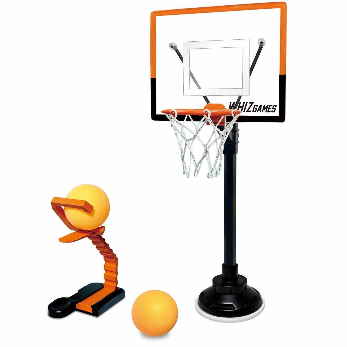 Masaüstü Mini Basketbol Oyunu | Taşınabilir Pota Ve Fırlatıcı Seti | Eğitici Ofis Ve Ev Spor Oyuncağı