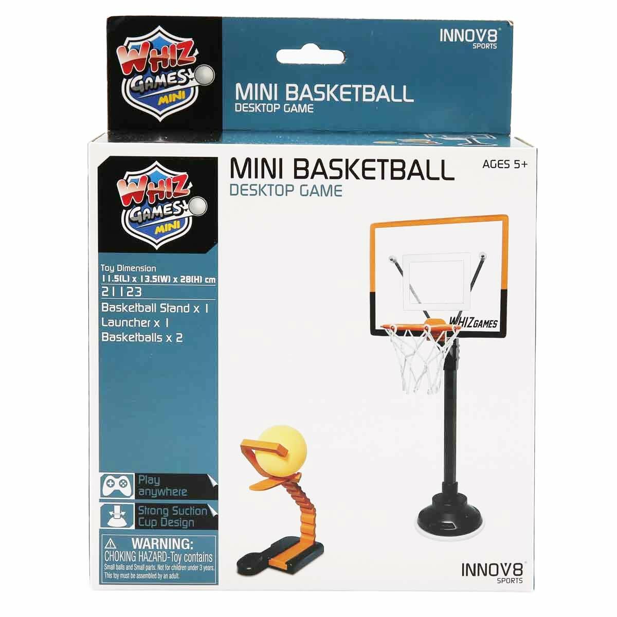 Masaüstü Mini Basketbol Oyunu | Taşınabilir Pota Ve Fırlatıcı Seti | Eğitici Ofis Ve Ev Spor Oyuncağı