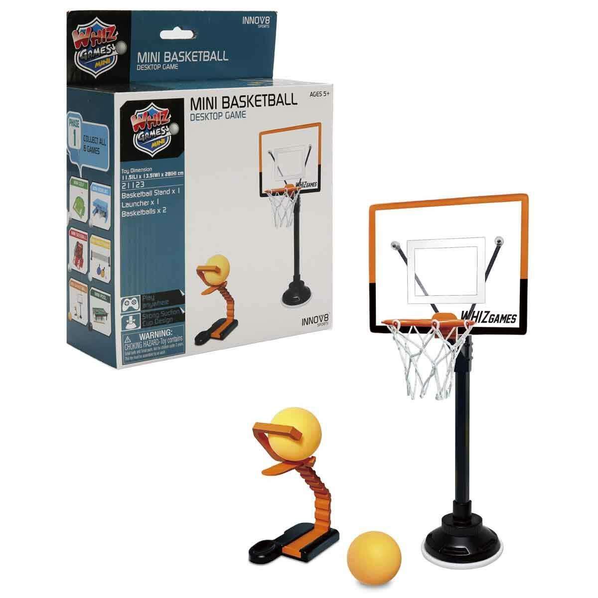 Masaüstü Mini Basketbol Oyunu | Taşınabilir Pota Ve Fırlatıcı Seti | Eğitici Ofis Ve Ev Spor Oyuncağı