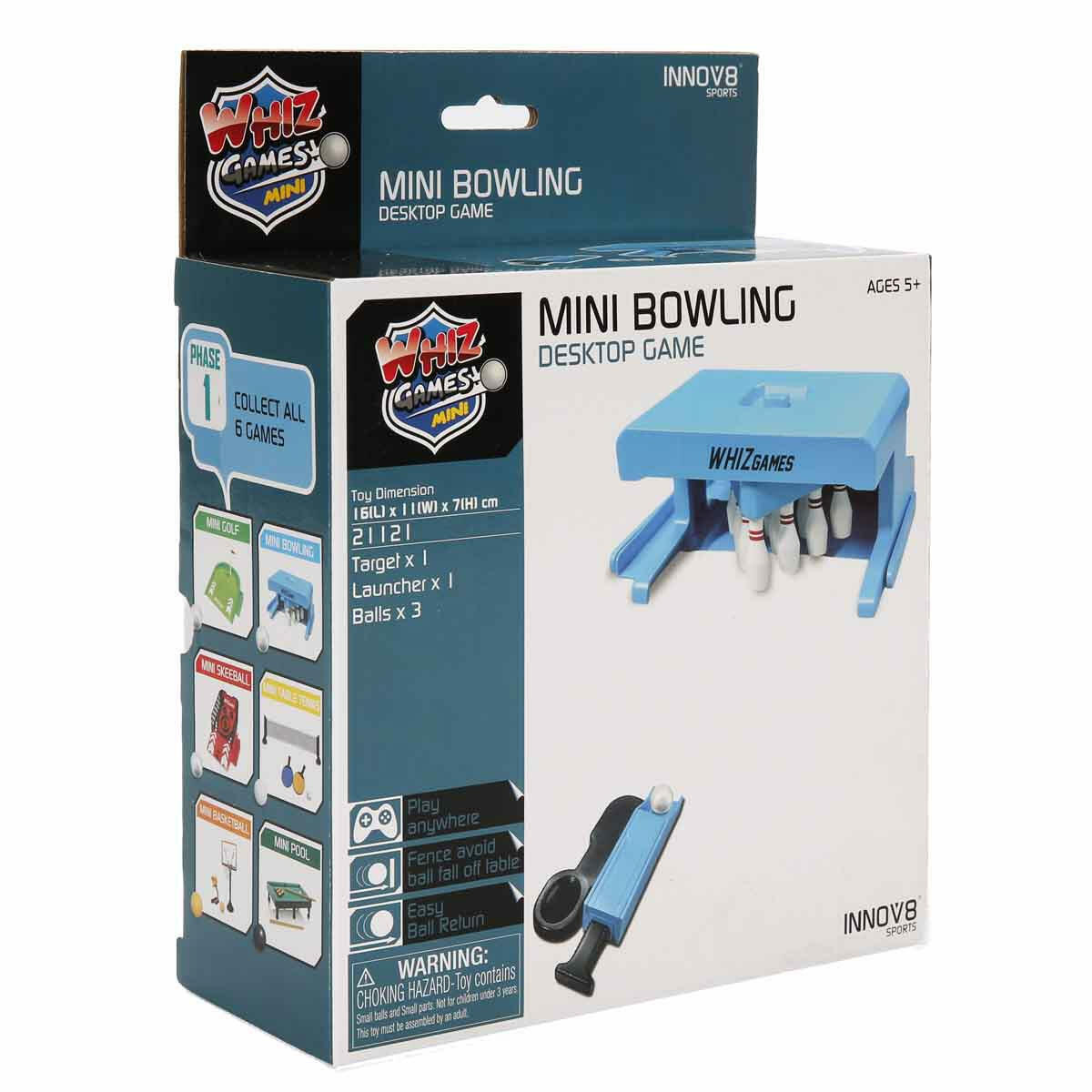 Masaüstü Mini Bowling Oyunu | Eğitici Ve Eğlenceli Strateji Oyunu | Ofis Ve Ev İçin Kompakt Mini Bowling Seti
