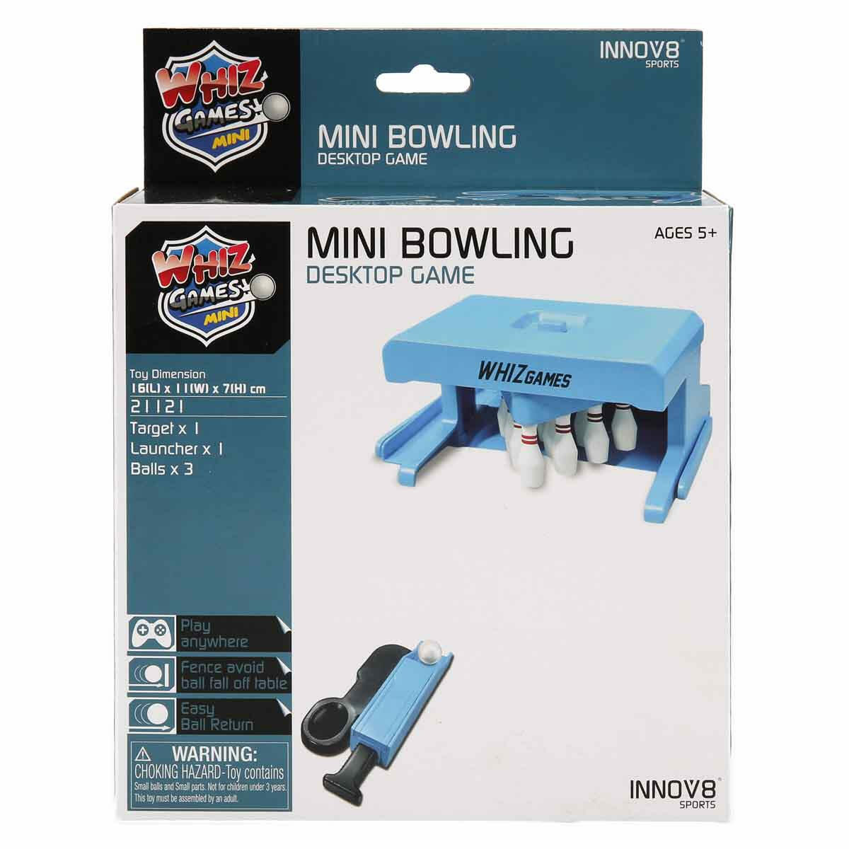 Masaüstü Mini Bowling Oyunu | Eğitici Ve Eğlenceli Strateji Oyunu | Ofis Ve Ev İçin Kompakt Mini Bowling Seti