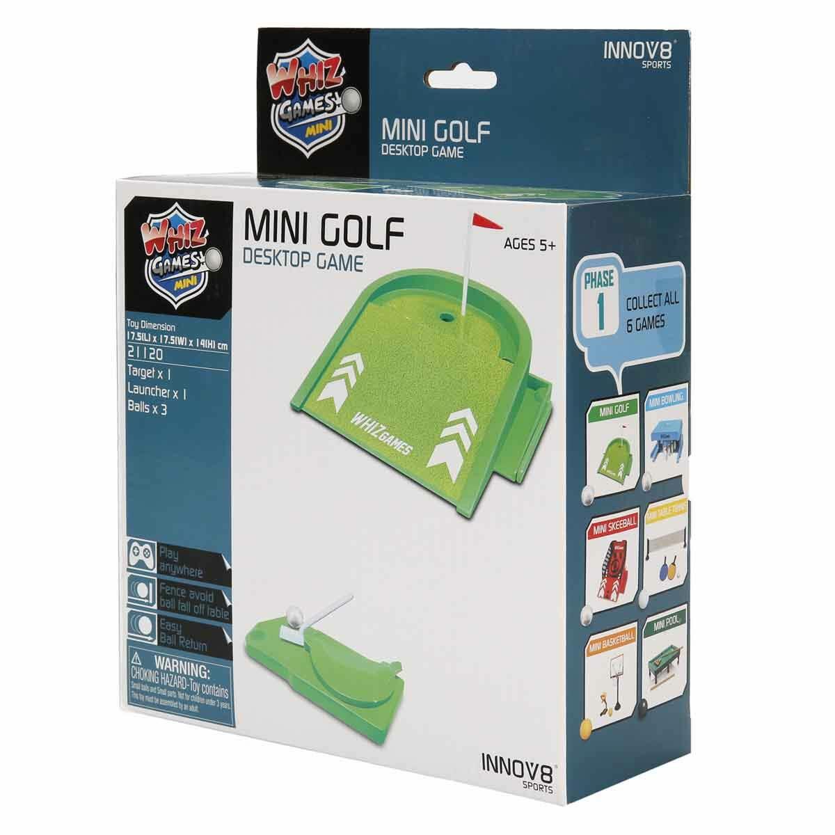 Masaüstü Mini Golf Oyunu | Çelik Bilyeli Ve Fırlatıcılı Golf Seti | Eğitici Taşınabilir Ev Ve Ofis Oyuncağı