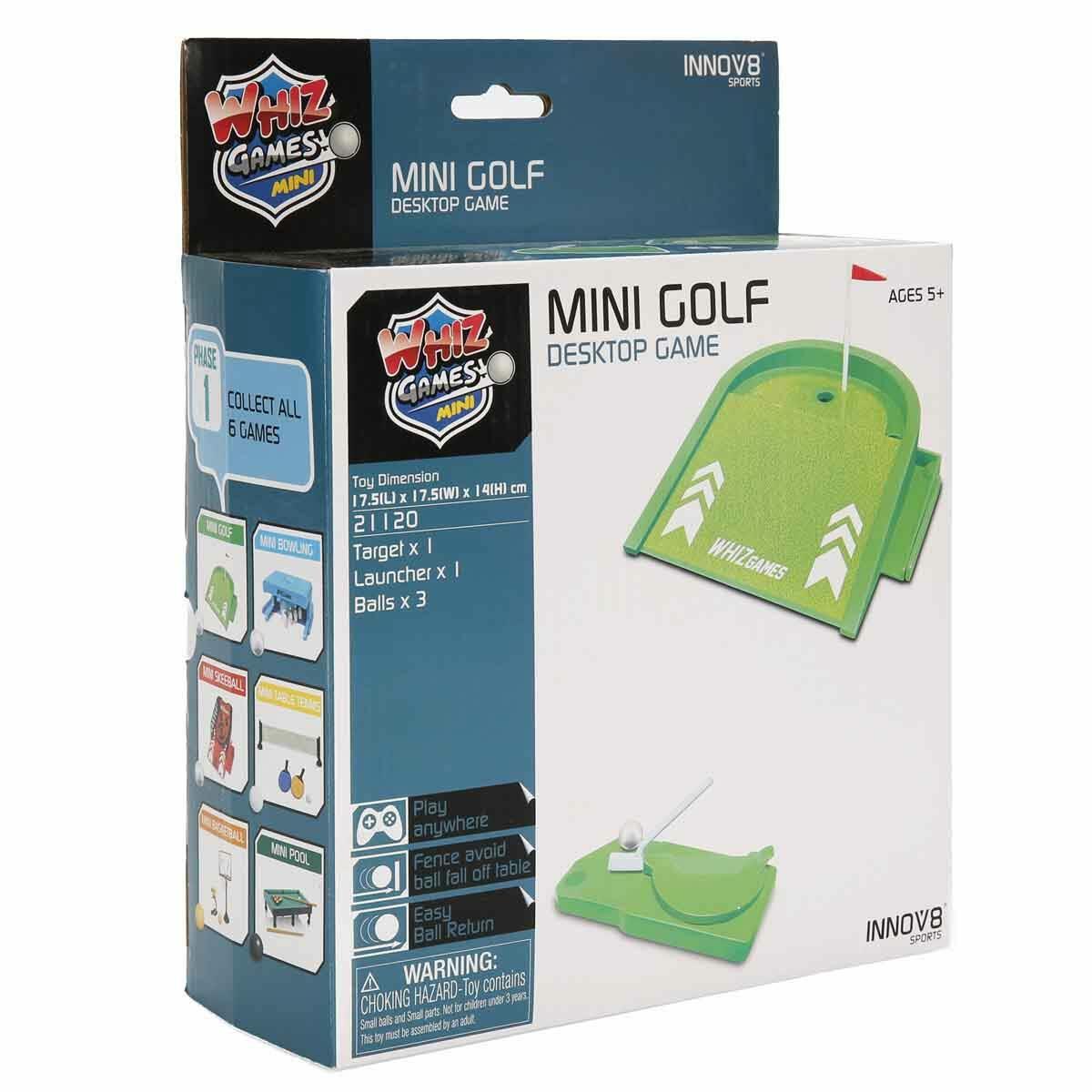 Masaüstü Mini Golf Oyunu | Çelik Bilyeli Ve Fırlatıcılı Golf Seti | Eğitici Taşınabilir Ev Ve Ofis Oyuncağı